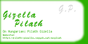 gizella pilath business card